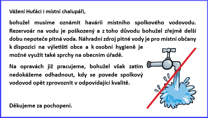 NETEČE VODA